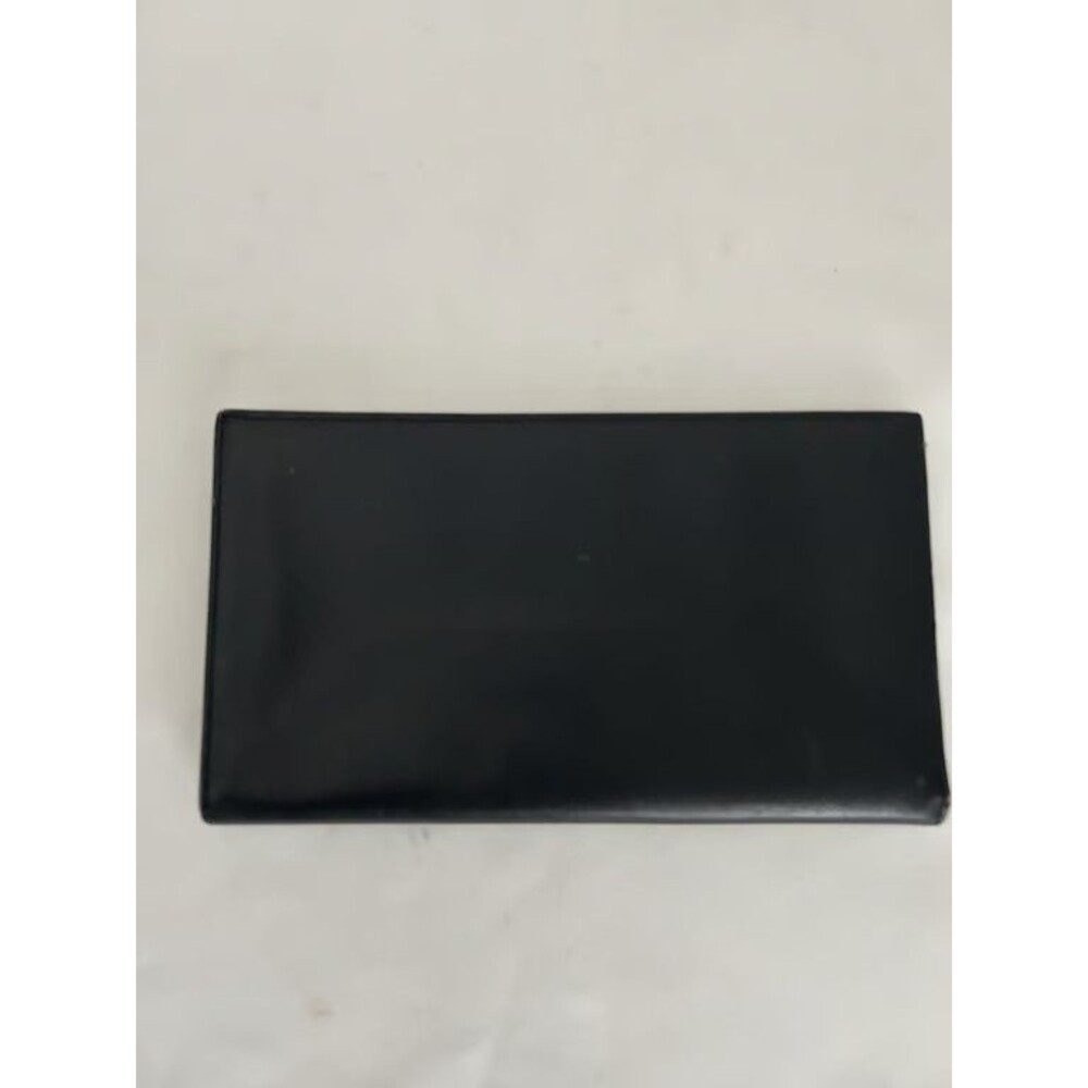 Bosca Saddler Passport Wallet Black Leather Bifold Travel USA Made Vintage Men